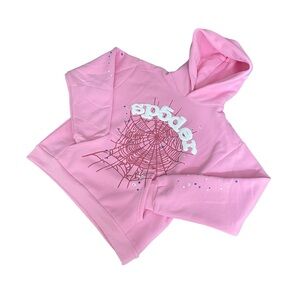 Sp5der Hoodie (Pink OG Web)